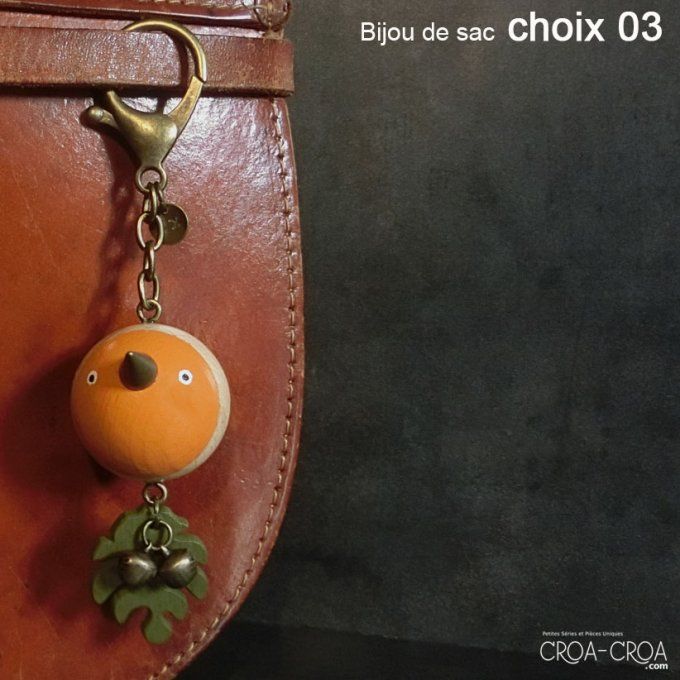 Bijou de sac  "À portée de main" #01