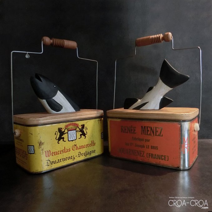 Duo de boîtes "Conserveries Bretonnes"