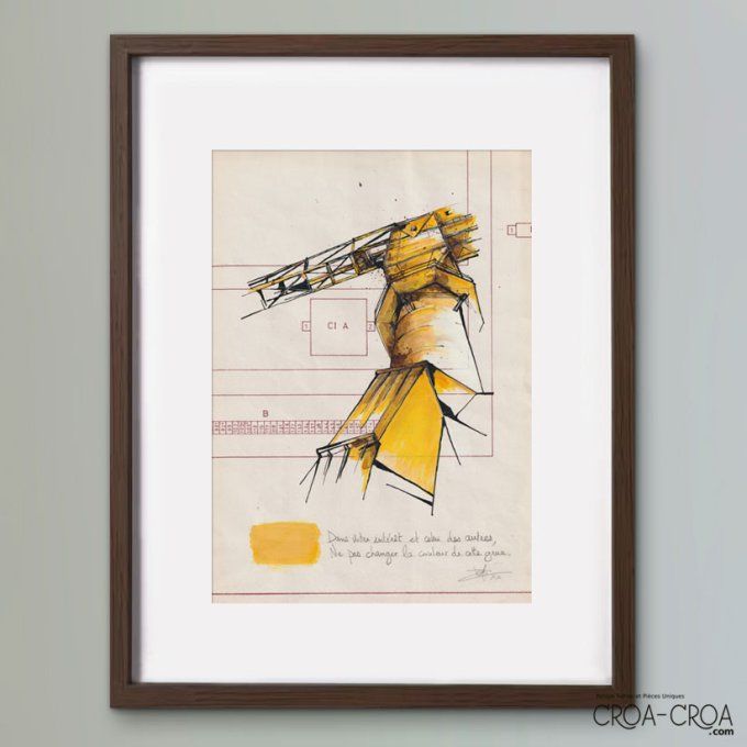Oeuvre originale " L'envol des Grues " #16