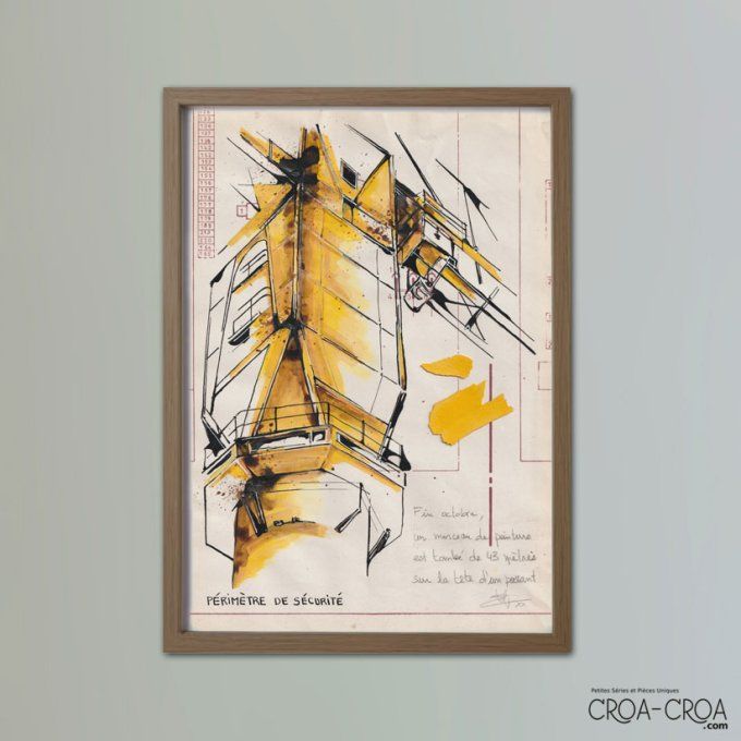 Oeuvre originale " L'envol des Grues " #17