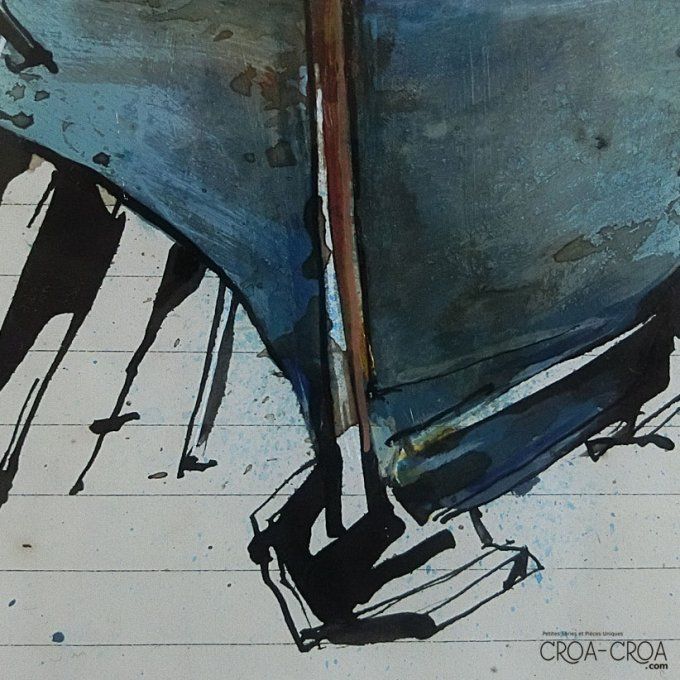 Oeuvre originale "En cale sèche " - Copie