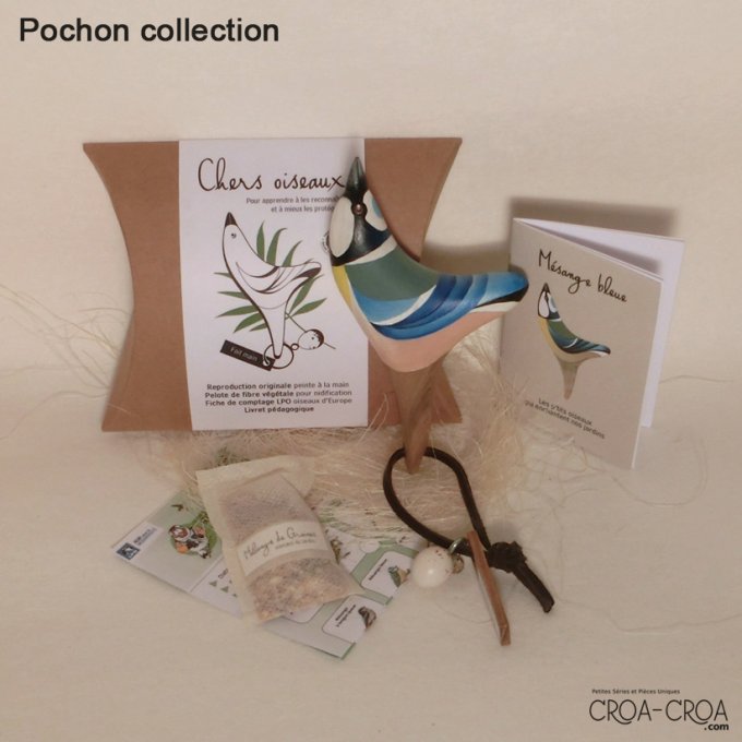 Coffret/Pochon "Chère Mésange"